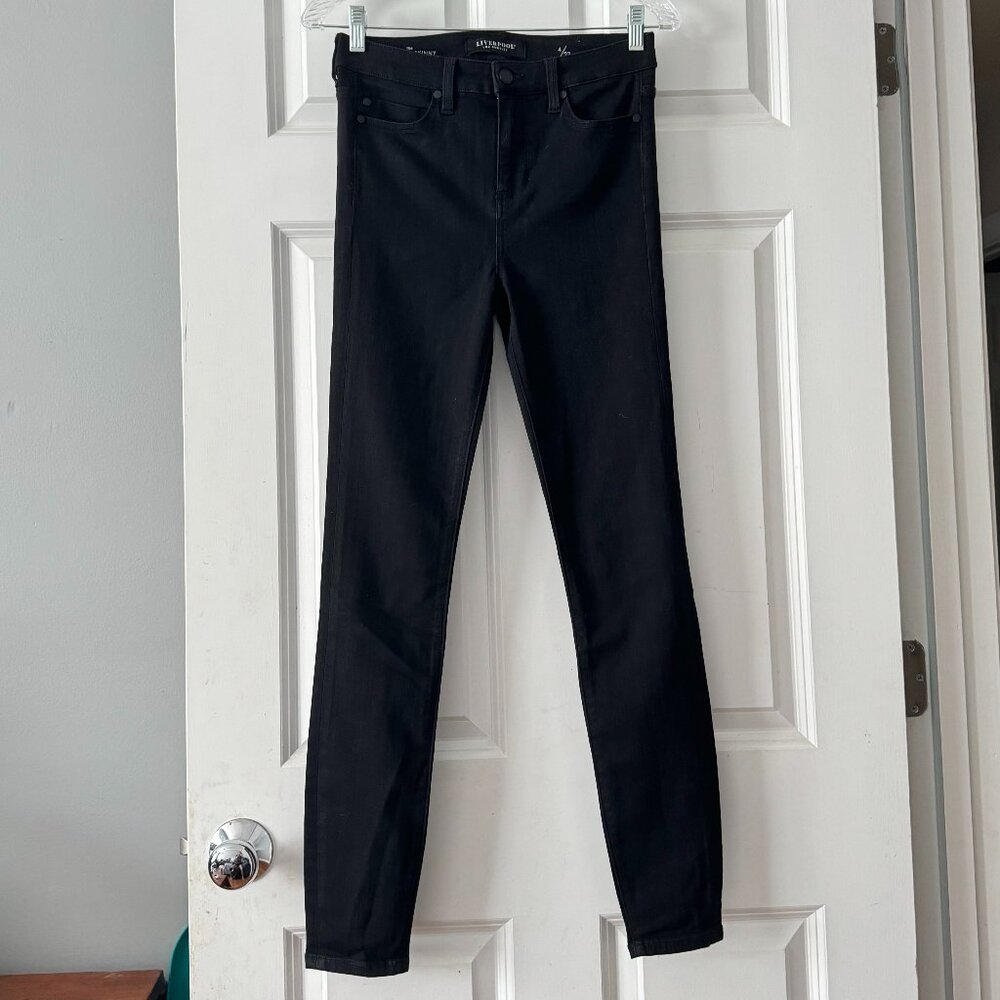 Liverpool Skinny Black Pants Jeans 4/27